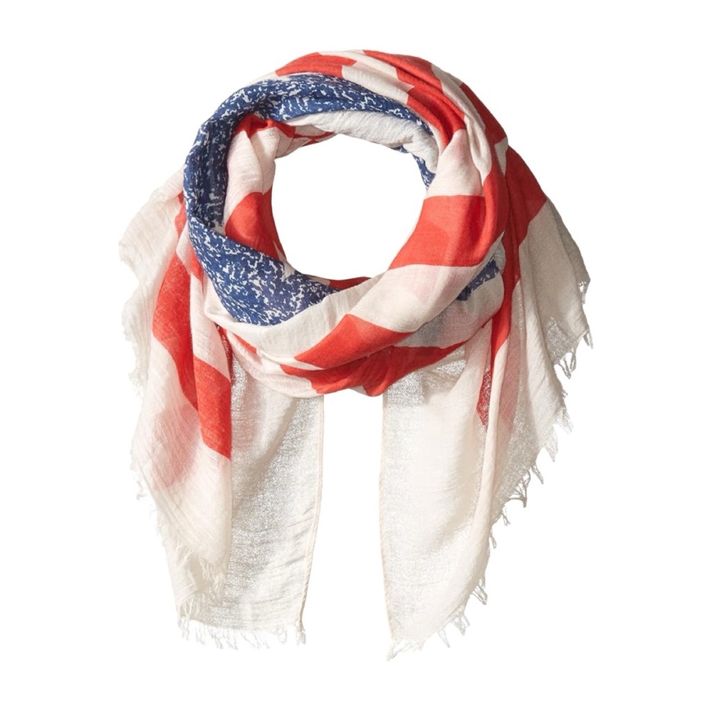 NWOT - Pure Style American Flag Scarf